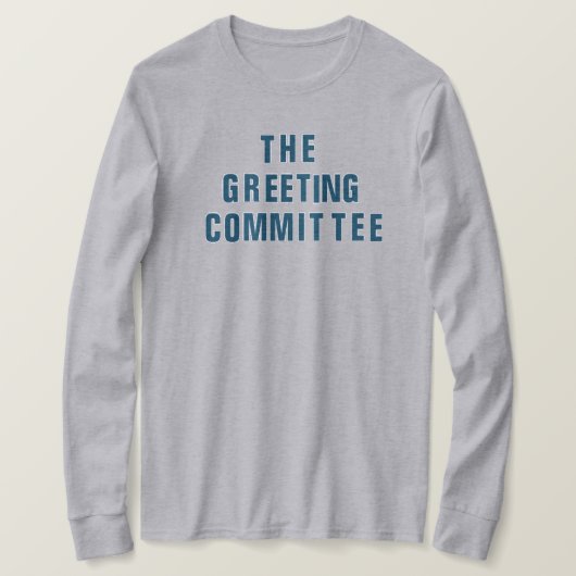 T - Shirt des Grußausschusses (Design vorne)