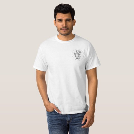 T-shirt des Herzens am Werk (Vorne ganz)