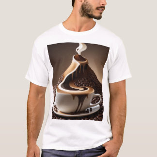 T - Shirt des Kaffeeflusses