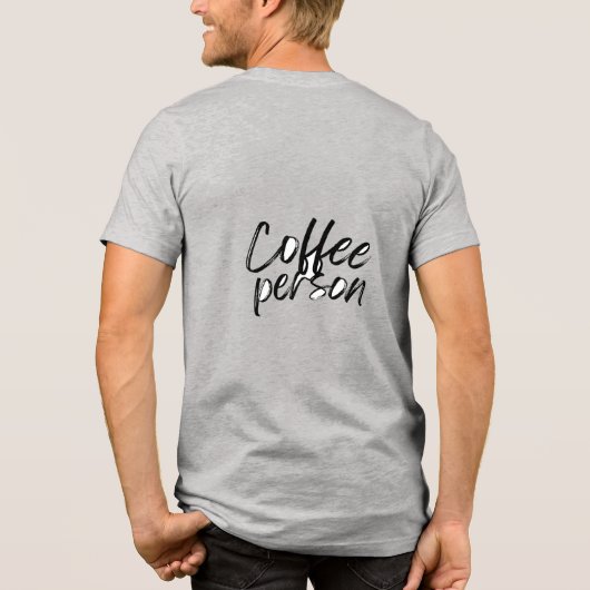 T - Shirt des Kaffees (Rückseite)