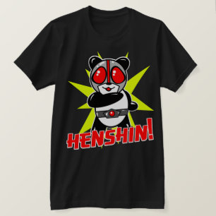 T-SHIRT DES KAMEN RAMEN-PANDA-HENSHIN