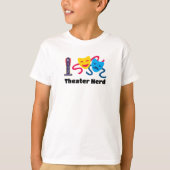 T-Shirt des Kid's Theater-Nerds (Vorderseite)