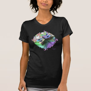 T - Shirt des Libellenfliegens (Swirl)