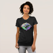 T - Shirt des Libellenfliegens (Swirl) (Vorne ganz)