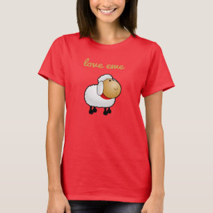 T-Shirt des Liebe-Mutterschaf-(Sie)