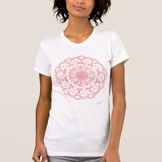 T - Shirt des Mandala-2 (Vorderseite)