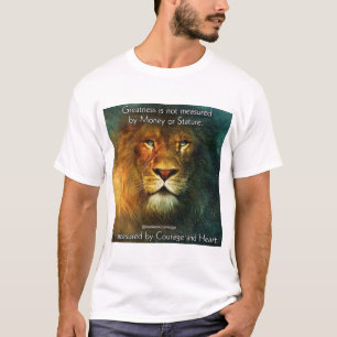 T - Shirt des Mut-4biddenknowledge und des Herzens