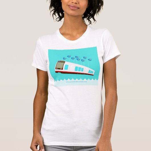 T-Shirt des N Judah Failwhale der Frauen (Vorderseite)