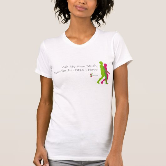 T - Shirt des Neanderthal 23andMe (Vorderseite)