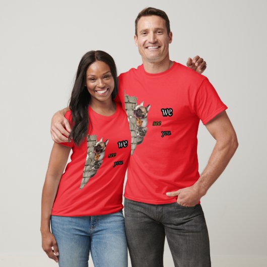 T - Shirt des niedlichen Überwachungsteams (Unisex)