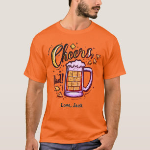 T - Shirt des personalisierten Vaters von Kindern