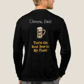 T - Shirt des personalisierten Vaters von Kindern (Rückseite)