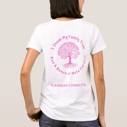 T - Shirt des Planungsausschusses - Ladys (Rückseite)