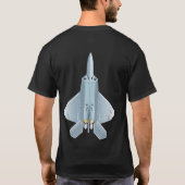 T-Shirt des Raubvogel-F-22 (Rückseite)