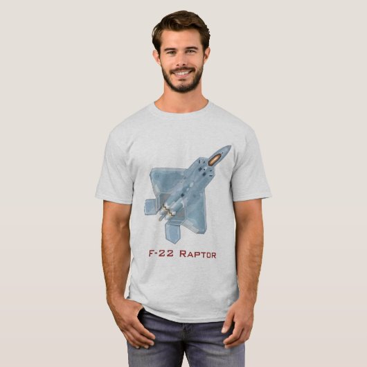 T - Shirt des Raubvogel-F-22 (Vorne ganz)