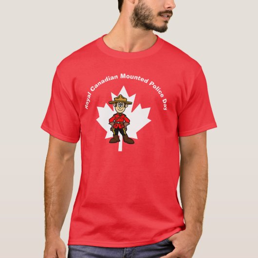 T - Shirt des Royal Canadian Mountain Police Day (Vorderseite)