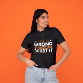 T-Shirt des sicheren Zweifels: Bolkestein sicher