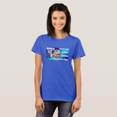 T - Shirt des Spielplans (dunkel) (Vorne ganz)
