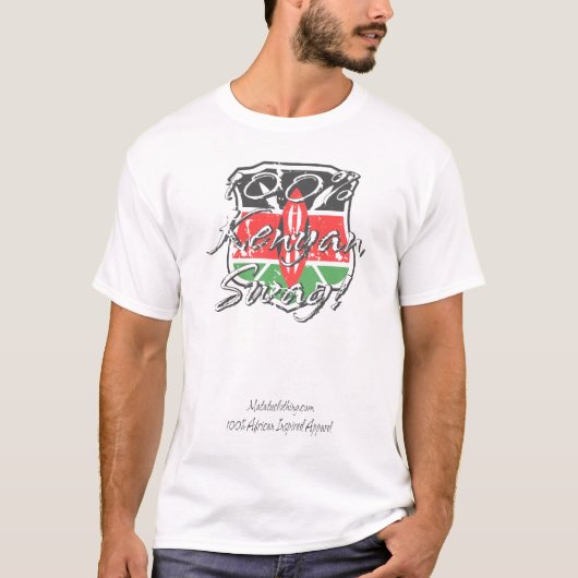 T-SHIRT des SWAG-100%KENYAN (Vorderseite)