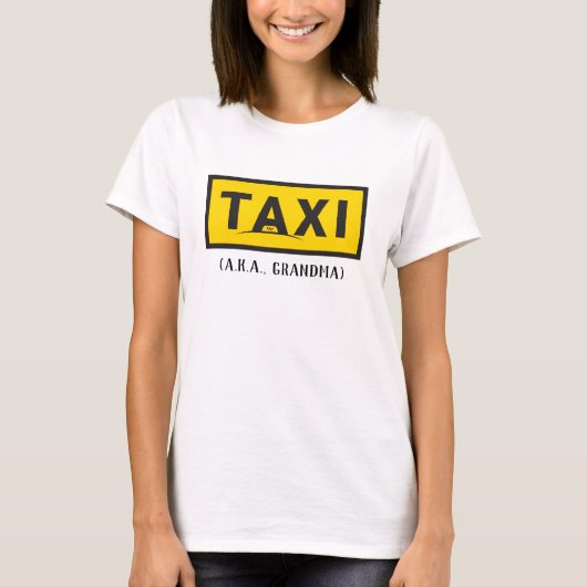 T-Shirt des Taxi-(ALIAS Großmutter) (Vorderseite)