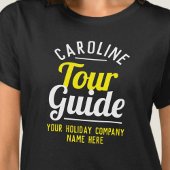 T - Shirt des Tour Guide auf beiden Seiten gedruck