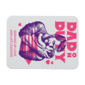 T - Shirt des Vaters - Vater zur Pflicht Magnet (Horizontal)