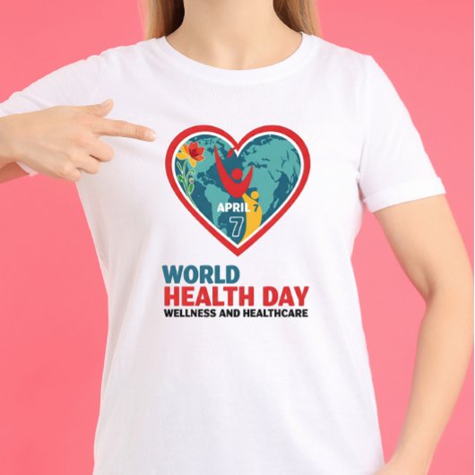 T - Shirt des Weltgesundheitstages