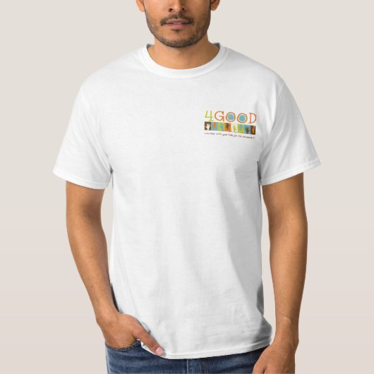 T - Shirt des Wertes 4GOOD (Vorderseite)