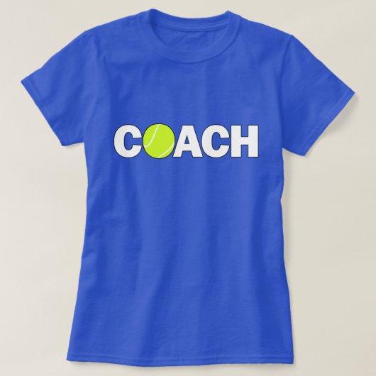 T - Shirt des Women's Tennis Coach (Design vorne)