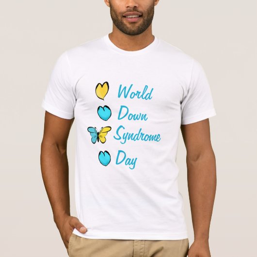 T - Shirt des World Down Syndrome (Vorderseite)