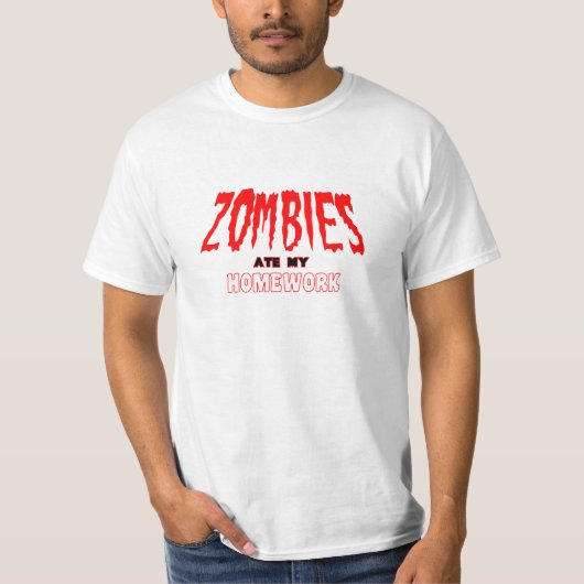 T-SHIRT DES ZOMBIE-APOCOLYPSE (Vorderseite)