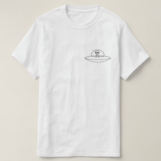 T-shirt design alien (Design vorne)