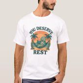 T - Shirt-Design am Strand T-Shirt (Vorderseite)