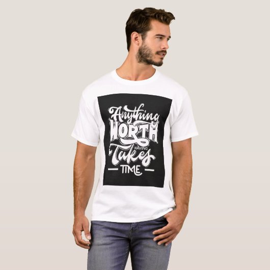 T - Shirt Design Attitude Quotes , Men and Women (Vorne ganz)