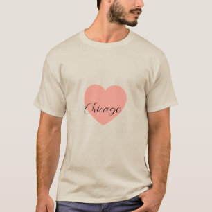 T-Shirt-Design der amerikanischen Stadt Chicago T-Shirt