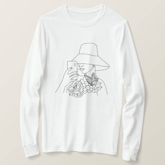 T - Shirt-Design der Frauenkunst mit mobiler Beoba T-Shirt (Design vorne)