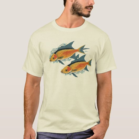 T - Shirt-Design des Mannes mit T - Shirt des Fisc (Vorderseite)