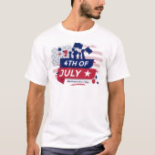T - Shirt Design for Independence Day, 4. Juli 202 (Vorderseite)