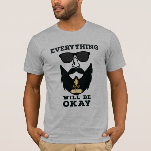 T-Shirt-Design für alles wird okay sein T-Shirt (Vorderseite)