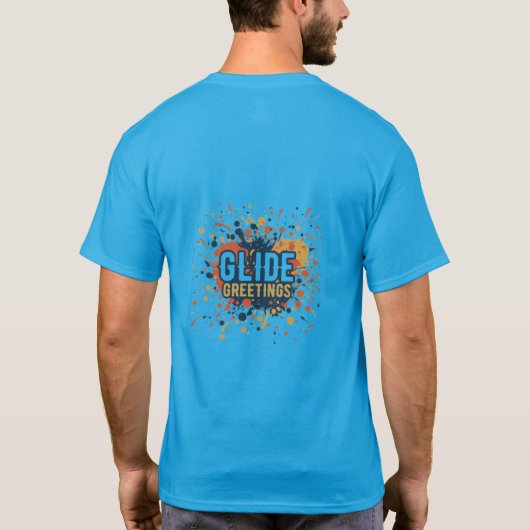 T - Shirt Design für das Bild "Glide Greetings (Rückseite)