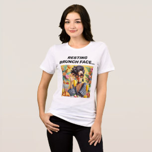 T - Shirt-Design für den Resten des Brunch. Tri-Blend Shirt