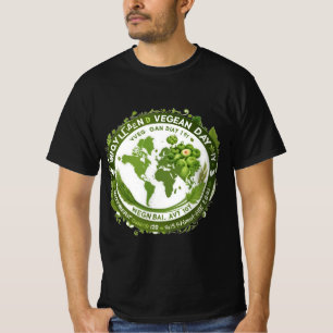 T-Shirt-Design für den Weltveganentag T-Shirt