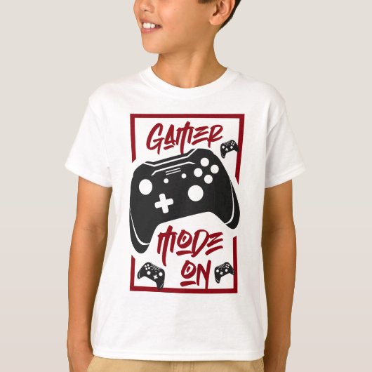 T - Shirt-Design für kids Gaming-T-Shrits T-Shirt (Vorderseite)