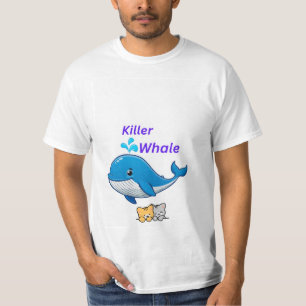 T-Shirt-Design für Orca- und Katzenliebhaber T-Shirt