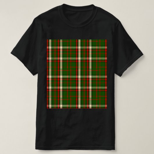 T-Shirt design grenn and red pattern (Design vorne)