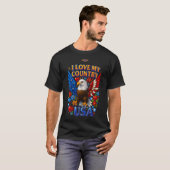 T-Shirt Design: I Love My Country - USA (Vorne ganz)