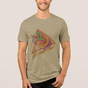 T-Shirt-Design ist Einhorn Tri-Blend Shirt