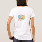 T - Shirt-Design mit dem Text "Chirp in Chmpanio T-Shirt (Rückseite)