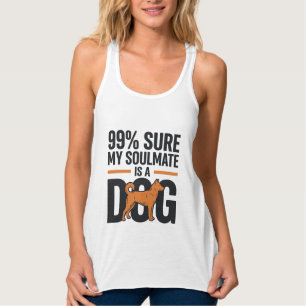 T-Shirt-Design mit lustiger Vintage-Prägung und Hu Tank Top