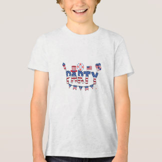 T-Shirt-Design mit Party-Motiv Tri-Blend Shirt